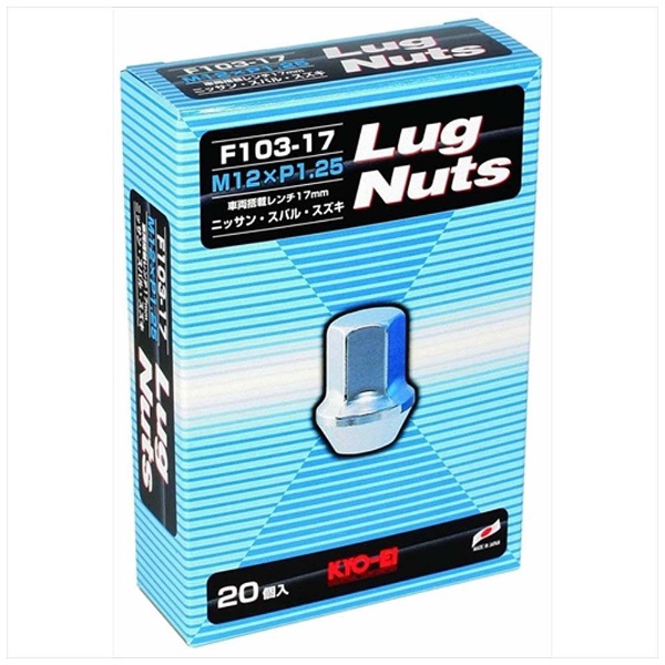 Lug Nuts꡼ LugNut 20PCS ޥ 17HEX F103-17-20P