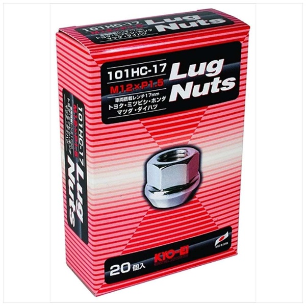 Lug Nutsシリーズ LugNut 20PCS 当店一番人気 101HC-17-20P 開店祝い