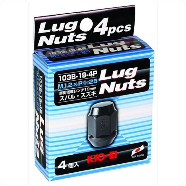 Lug Nutsシリーズ ラグナット M12xP1.25 特価 103B-19-4P 好評受付中
