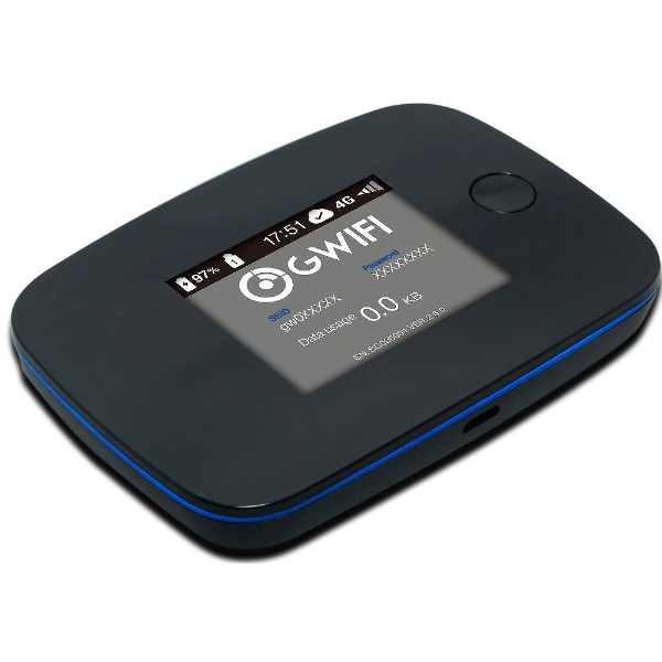 国内海外対応】G WiFiルーター [G3000] LTE/Wi-Fi［無線b/g/n(2.4GHz