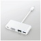 mUSB-C IXX VGA / LAN / USB-A / USB-Cn3.1ϊA_v^ USB PDΉ 3A@zCg@DST-C03WH [USB Power DeliveryΉ]