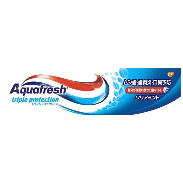 アクアフレッシュ(Aquafresh) アクアフレッシュ(Aquafresh) 歯磨き粉 クリアミント 35g 〔クリアミント〕  GSK｜グラクソ・スミスクライン 通販 | ビックカメラ.com