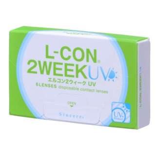エルコン2ウィーク UV（6枚入）[２WEEK・２週間使い捨てコンタクトレンズ]_1