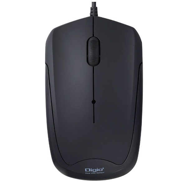 マウス Digio2 ブラック MUS-UKT124BK [BlueLED /有線 /3ボタン /USB