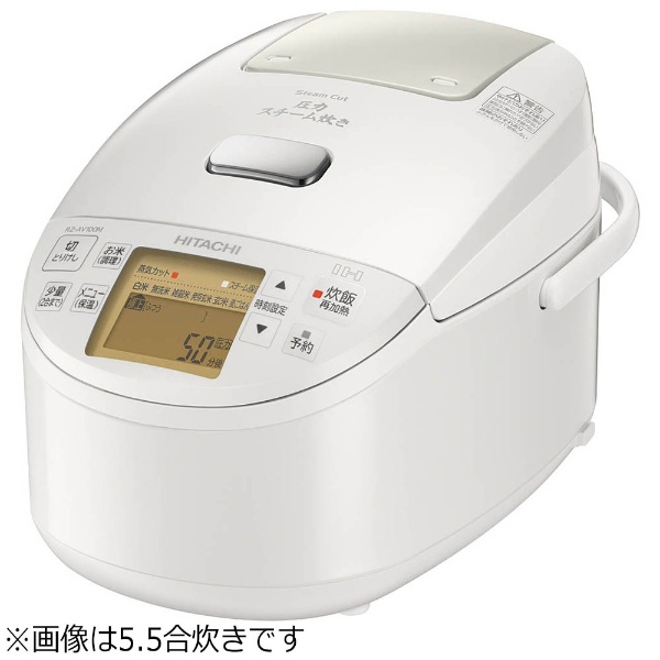 RZ-AV180M-W 炊飯器 ふっくら御膳 パールホワイト [1升 /圧力IH]