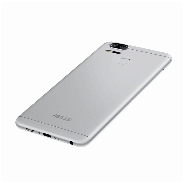 Zenfone Zoom S（ZE553KL）シルバー「ZE553KL-SL64S4」 Snapdragon 625 5.5型・メモリ/ストレージ：  4GB/64GB nanoSIMx1 nanoSIM or micro SDx1　ドコモ/au/Ymobile SIM対応 DSDS対応