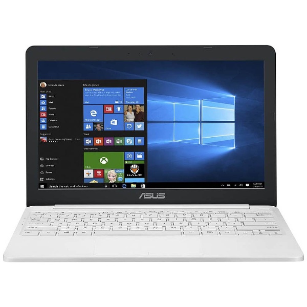 E203NA-232W ノートパソコン VivoBook パールホワイト [11.6型 /Windows10 Home /intel Celeron  /メモリ：2GB /eMMC：32GB /2017年6月モデル]