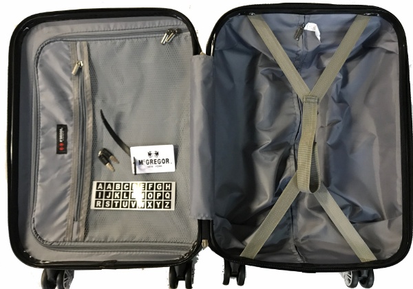 スーツケース 双輪キャリーケース 25004-H054BK [TSAロック搭載