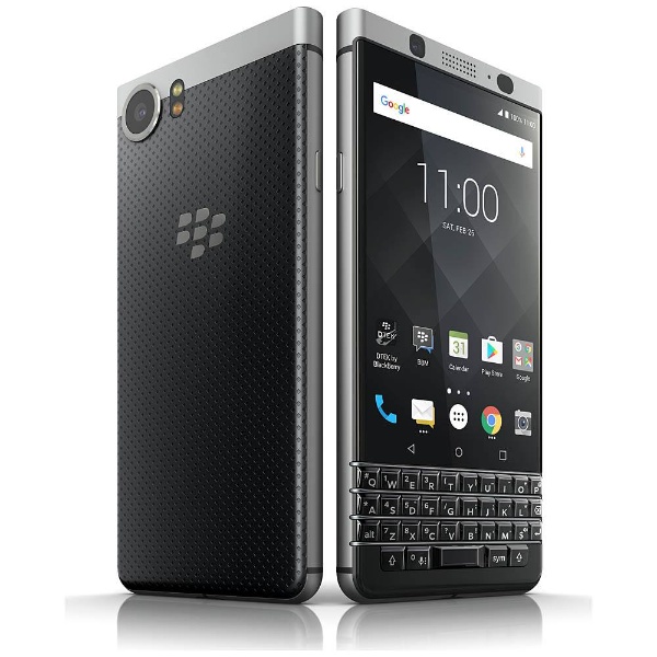 BlackBerry Keyone Silver BBB100-6国内版のSIMフリーモデルです