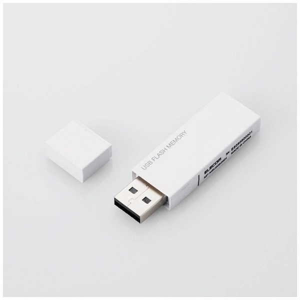 USBメモリ (Chrome/iPadOS/iOS/Mac/Windows11対応) ホワイト MF-MSU2B16GWH [16GB /USB TypeA /USB2.0 /キャップ式]