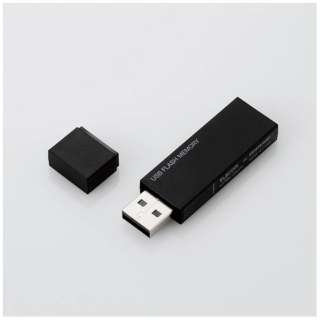 USBメモリ (Chrome/iPadOS/iOS/Mac/Windows11対応) ブラック MF-MSU2B32GBK [32GB /USB TypeA /USB2.0 /キャップ式]