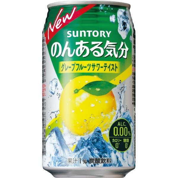 nonaru心情西柚酸味酒（Sour）味道350ml 24[无酒精蒸留酒饮料]部_1
