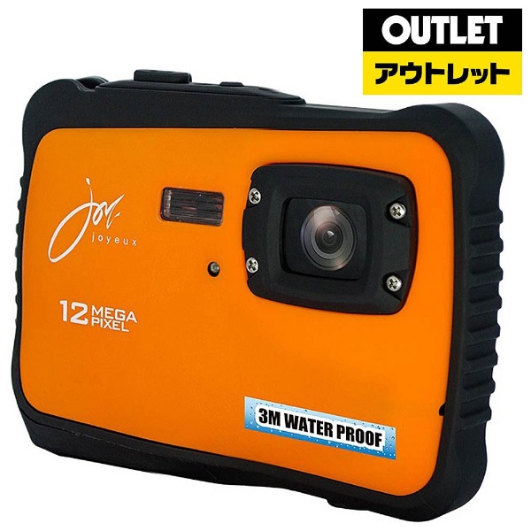 【アウトレット品】 JOY500C3 コンパクトデジタルカメラ オレンジ [防水] 【生産完了品】