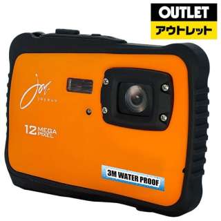[奥特莱斯商品] JOY500C3小型数码照相机橙子[防水][生产完毕物品]