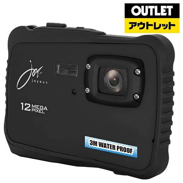[奥特莱斯商品] JOY500C3小型数码照相机黑色[防水][生产完毕物品]_1