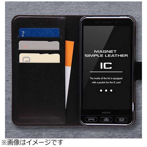 简单智能手机3事情笔记本型包简单的磁铁黑色RT-SPS3ELC1/B_2