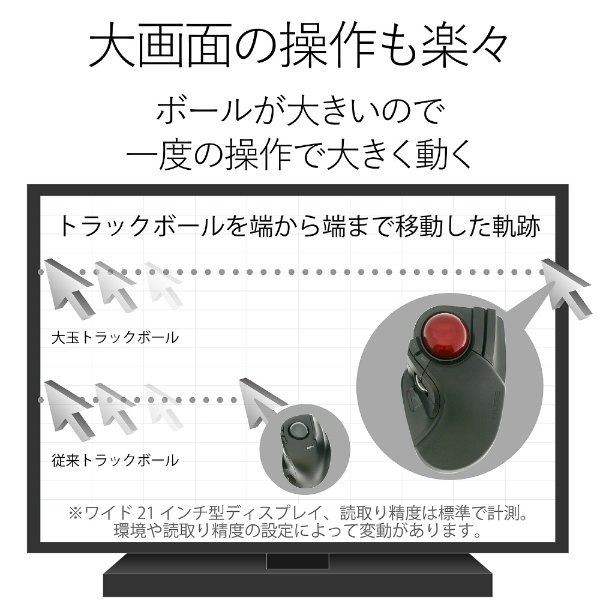 マウス トラックボール(Windows11対応/Mac) ブラック M-HT1DRBK [光学