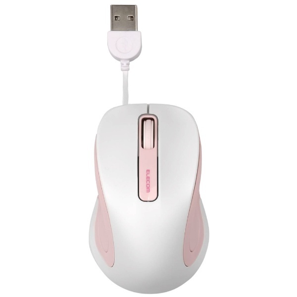 マウス Reel ピンク M-MK1UBSPN [BlueLED /有線 /3ボタン /USB] エレコム｜ELECOM 通販