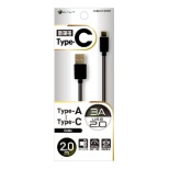 mType-Cn P[u USB2.0 3A 2m BK BUSAC2030200BK [2.0m]
