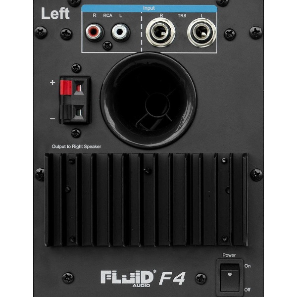 F4 アクティブスピーカー ブラック FLUIDAUDIO｜フルイドオーディオ