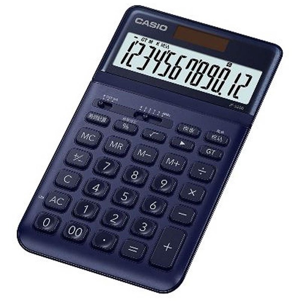 スタイリッシュ電卓 ネイビー JF-S200-NY-N [12桁] CASIO｜カシオ 通販 | ビックカメラ.com