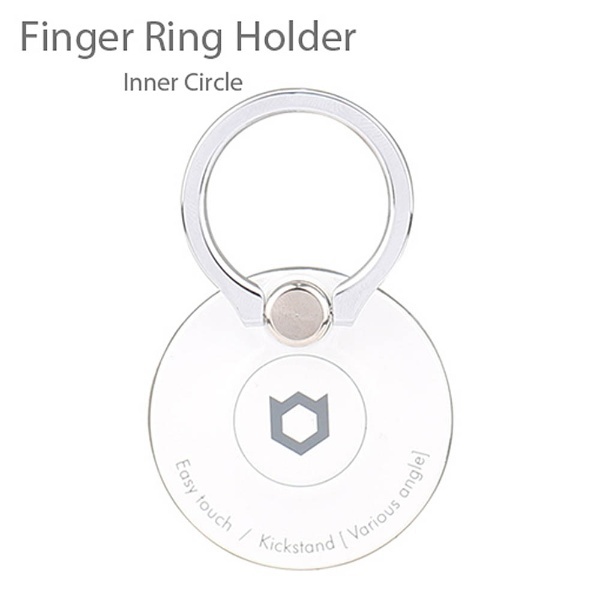  〔スマホリング〕 iFace Finger Ring Holder インナーサークルタイプ ホワイト IFACEリングICWH