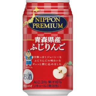 24部日本高级青森县生产富士苹果的蒸留酒饮料３度350ml[罐装Chu-Hi]