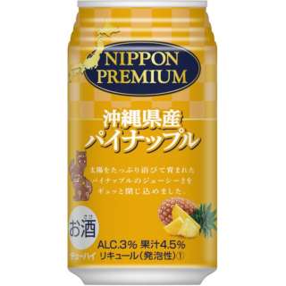 24部日本高级冲绳县菠萝的蒸留酒饮料３度350ml[罐装Chu-Hi]