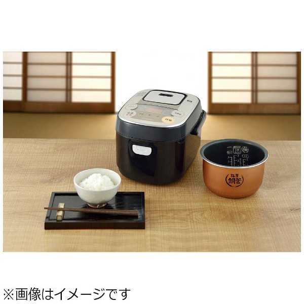 KRC-IB30-B 炊飯器 米屋の旨み 銘柄炊き ブラック [3合 /IH]