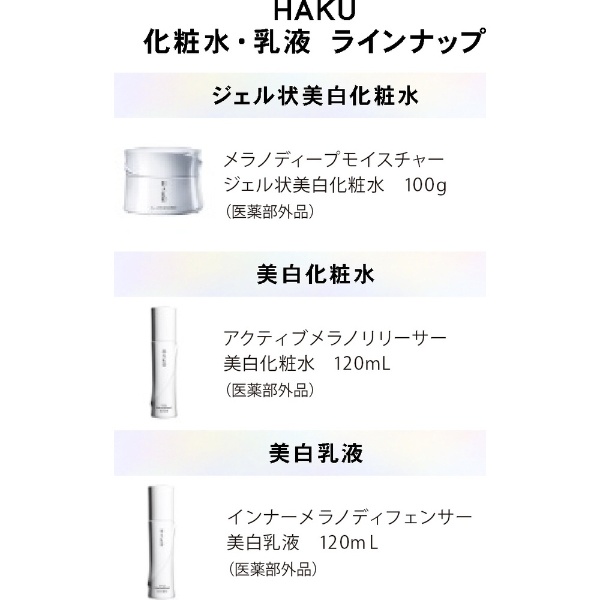 HAKU メラノディープモイスチャー (100g) ジェル状美白化粧水 〔医薬部