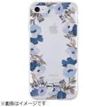 iPhone 7p@RECOMMENDED STYLES Clear Tough Case@Floral Crown Blue/Silver Flio@LTIPH003FLBSF yïׁAOsǂɂԕiEsz
