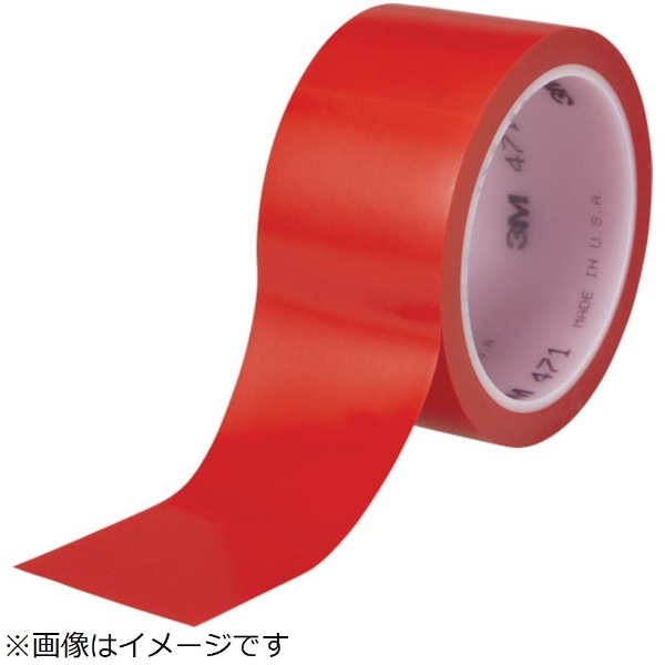 高機能ラインテープ 471 赤 50mmX32．9m 個装 3Mジャパン｜スリーエムジャパン 通販