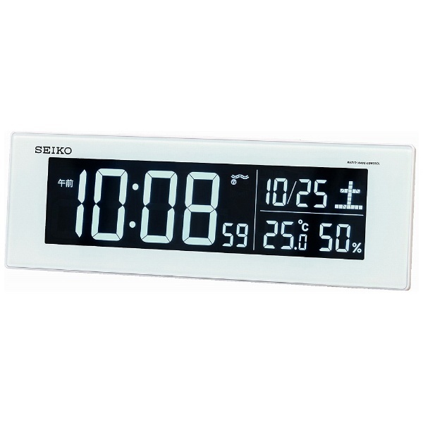 セイコー SEIKO 目覚まし時計 置き時計 DL306B デジタル 電波時計 表示