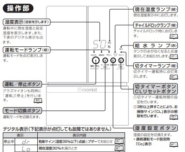 SHE60PD-W 加湿器 roomist（ルーミスト） ピュアホワイト [スチーム式] 三菱重工｜MITSUBISHI HEAVY  INDUSTRIES 通販 | ビックカメラ.com