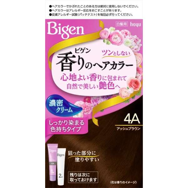 Hair color cream 4A [hair dye] Hoyu | of Bigen (biGen) fragrance hoyu mail  order | BicCamera. com