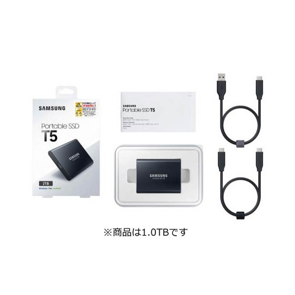 Samsung 外付けSSD T5 1TB USB3.1