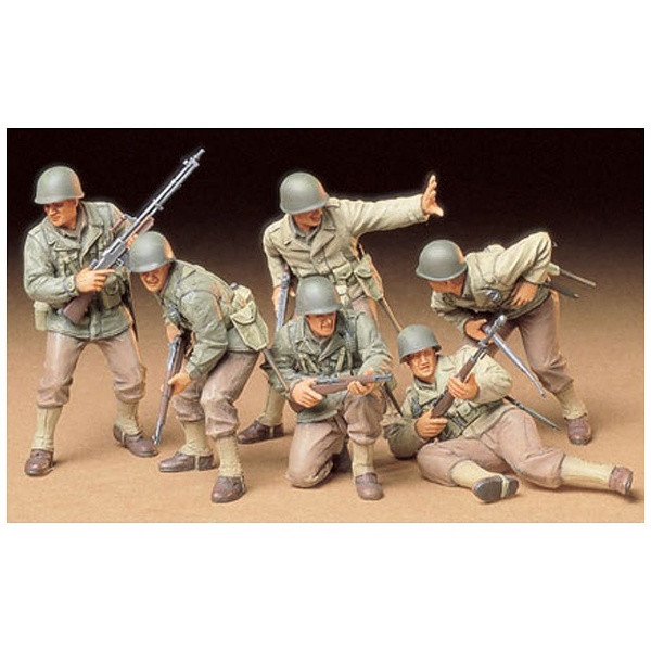 ＜ビックカメラ＞ 1/35 ミリタリーミニチュアシリーズ No．192 アメリカ歩兵 攻撃セット
