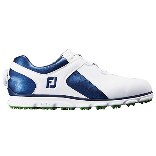 26.5cm/靴幅：3E メンズ スパイクレス ゴルフシューズ FJ PRO/SL Boa(ホワイト×ブルー) #56852
