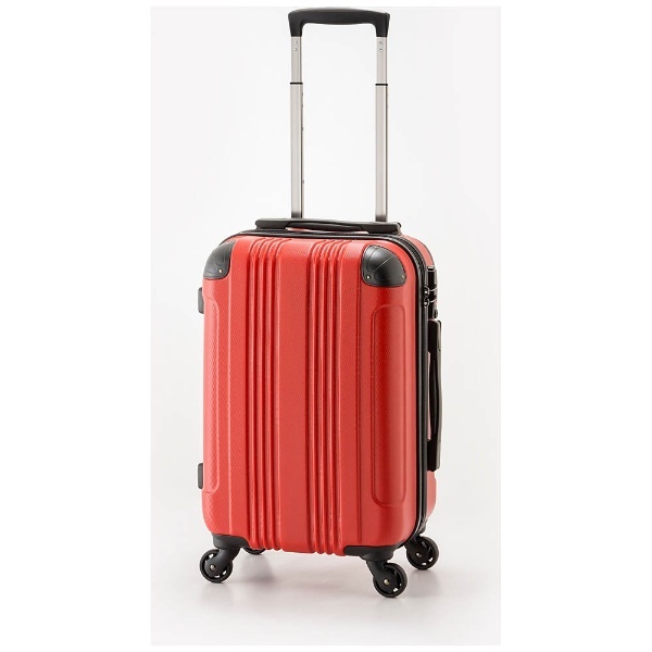 スーツケース ハードキャリー 31L マットレッド ADY-8427-18 [TSA