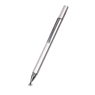 〔タッチペン：静電式〕　ディスク型ペン先 静電式タッチペン OWL-TPSE01-SI シルバー