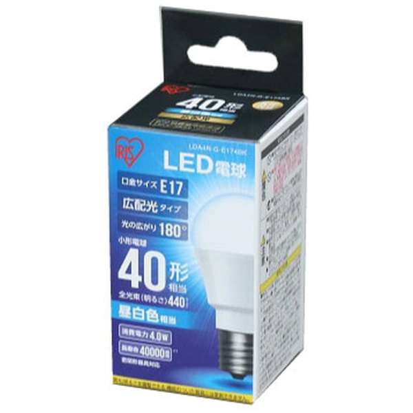 広配光] LDA4N-G-E174BK LED電球 ECOHiLUX（エコハイルクス） [E17