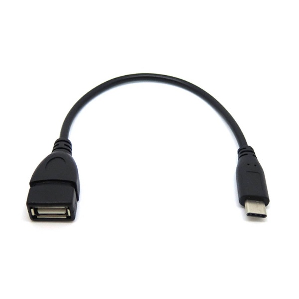 0.2m メス USB-A→USB-C オス メーカー公式 2.0変換アダプタ 超目玉 GMC8 ブラック