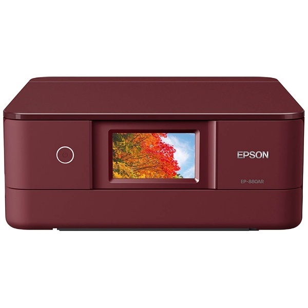 EP-880AR インクジェット複合機 Colorio（カラリオ） レッド [カード／名刺～A4] エプソン｜EPSON 通販