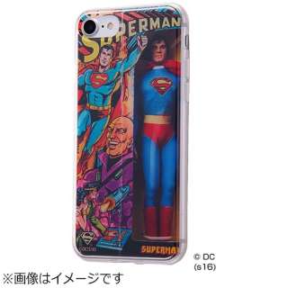 iPhone 7p@TPUP[X+wʃpl SUPERMAN X[p[}@NVbND@IJ-WP7TP/SM004