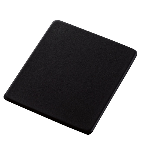 Anti Skid Black MP-SL01BK ELECOM Soft Leather Mouse Pad Small Size 