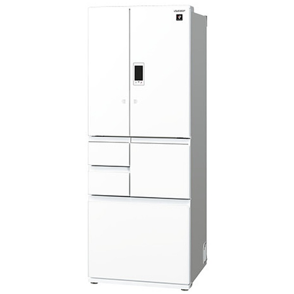 SJ-GX50D-W 冷蔵庫 プラズマクラスター冷蔵庫 ピュアホワイト [6ドア /観音開きタイプ /502L] 【お届け地域限定商品】