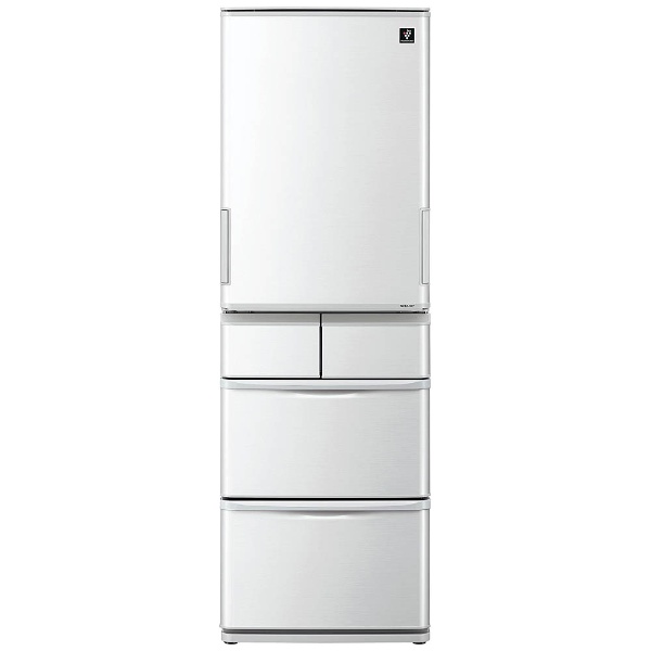 SJ-P411D-H 冷蔵庫 プラズマクラスター冷蔵庫 グレー系 [5ドア /左右開きタイプ /412L] 【お届け地域限定商品】