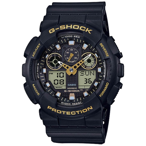 G-SHOCK（G-ショック） 「BLACK＆GOLD」　GA-100GBX-1A9JF