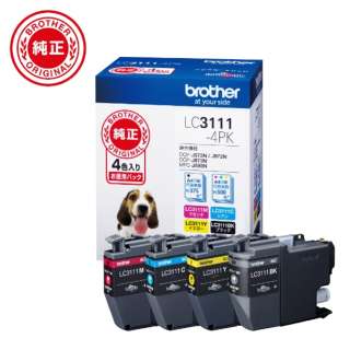 Lc3111 4pk Pure Printer Ink Cartridge Four Colors Pack Brother Brother Mail Order Biccamera Com