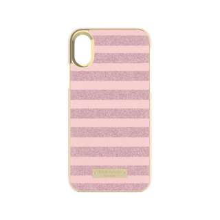 iPhone Xp@katespade Wrap Case Glitter Stripe@[Y^[Y@KSIPH081RQSRG